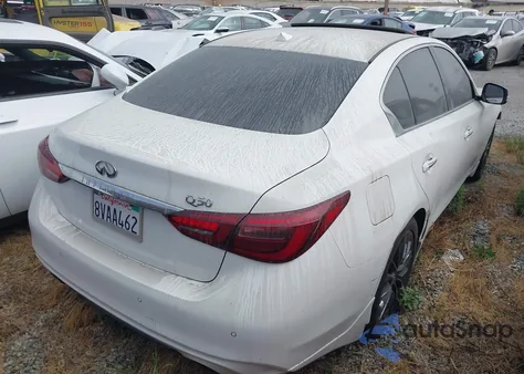 2021 Infiniti Q50 Luxe из США, поврежденный, VIN JN1EV7BP4MM701104